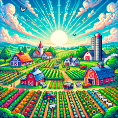 Pixels - Farm Land